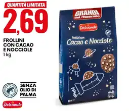 Eurospin Dolciando frollini con cacao e nocciole offerta