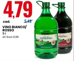 Eurospin Ginepro vino bianco/ rosso offerta