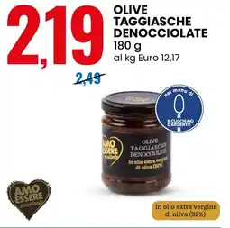 Eurospin Amo essere olive taggiasche denocciolate offerta