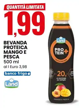 Eurospin Land bevanda proteica mango e pesca offerta