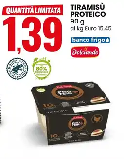 Eurospin Dolciando tiramisù proteico offerta