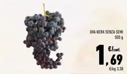 Conad Superstore Uva nera senza semi offerta