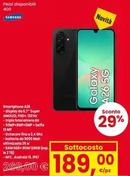 Interspar Smartphone A26 offerta