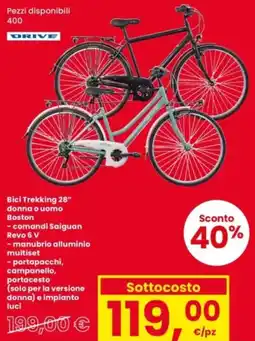 Interspar Bici Trekking 28" donna o uomo Boston offerta