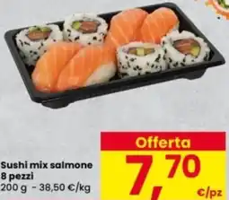 Interspar Sushi mix salmone 8 pezzi offerta