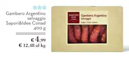 Spazio Conad Gambero Argentino selvaggio Sapori&Idee Conad offerta