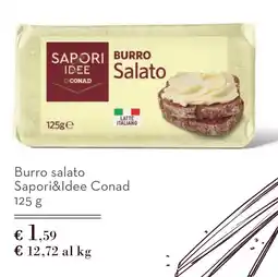 Spazio Conad Burro salato Sapori&Idee Conad offerta