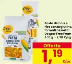 Interspar Pasta di mais e riso senza glutine, formati assortiti Despar Free From offerta