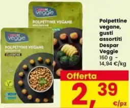 Interspar Polpettine vegane, gusti assortiti Despar Veggie offerta