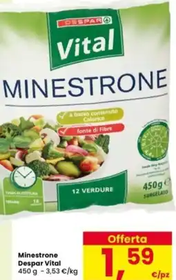 Interspar Minestrone Despar Vital offerta