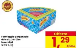 Interspar Formaggio gorgonzola dolce D.O.P. Gim Invernizzi offerta