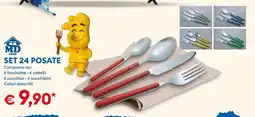 MD Discount MD casa Set 24 posate offerta