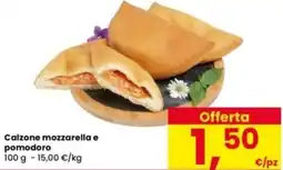 Interspar Calzone mozzarella e pomodoro offerta