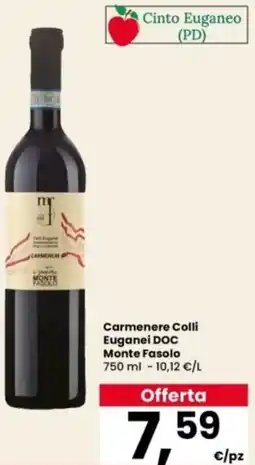 Interspar Carmenere Colli Euganei DOC Monte Fasolo offerta