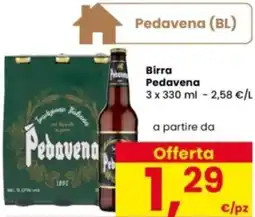 Interspar Birra Pedavena offerta