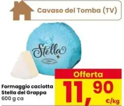 Interspar Formaggio caciotta Stella del Grappa offerta