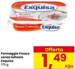 Interspar Formaggio Fresco senza lattosio Exquisa offerta