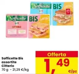 Interspar Sofficette Bis assortite Citterio offerta