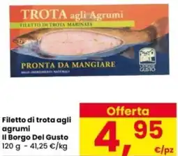 Interspar Filetto di trota agli agrumi Il Borgo Del Gusto offerta