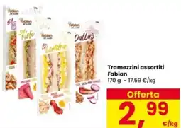 Interspar Tramezzini assortiti Fabian offerta