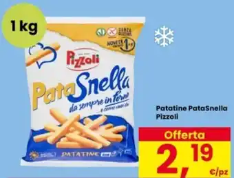 Interspar Patatine PataSnella Pizzoli offerta