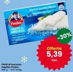 Interspar Filetti di merluzzo Capitan Findus offerta