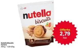 Interspar Nutella Biscuits Ferrero offerta