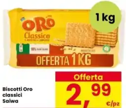 Interspar Biscotti Oro classici Saiwa offerta