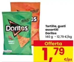 Interspar Tortilla, gusti assortiti Doritos offerta