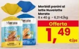 Interspar Morbidi panini al latte Nuvolatte Morato offerta