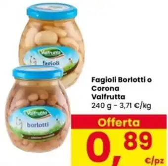 Interspar Fagioli Borlotti o Corona Valfrutta offerta