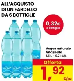 Interspar Acqua naturale Vitasnella offerta