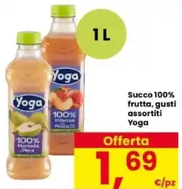 Interspar Succo 100% frutta, gusti assortiti Yoga offerta