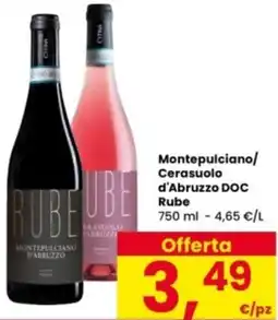 Interspar Montepulciano/ Cerasuolo d'Abruzzo DOC Rube offerta