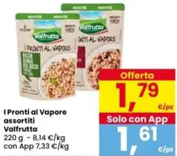 Interspar I Pronti al Vapore assortiti Valfrutta offerta