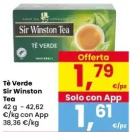 Interspar Tè Verde Sir Winston Tea offerta