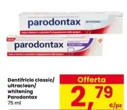 Interspar Dentifricio classic/ ultraclean/ whitening Parodontax offerta