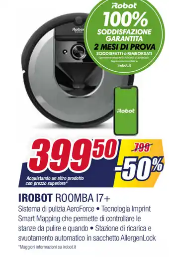 Trony Irobot Roomba 17+ offerta