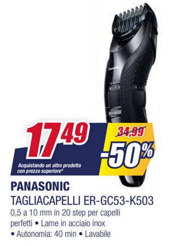 Trony Panasonic Tagliacapelli Er-GC53-K503 offerta