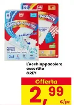 Interspar L'Acchiappacolore assortito GREY offerta