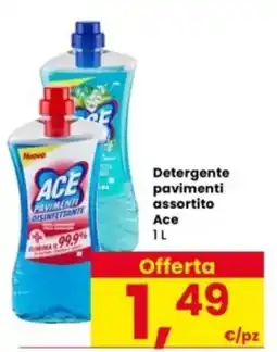Interspar Detergente pavimenti assortito Ace offerta