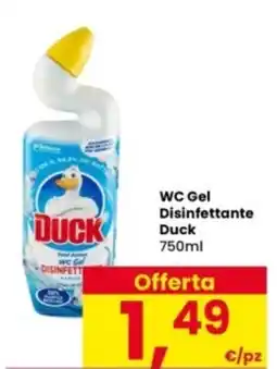 Interspar WC Gel Disinfettante Duck offerta