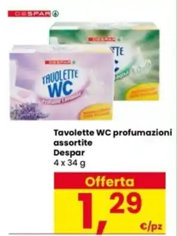 Interspar Tavolette WC profumazioni assortite Despar offerta