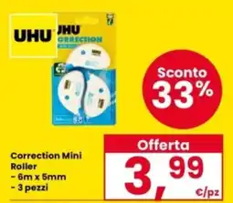 Interspar UHU Correction Mini Roller offerta