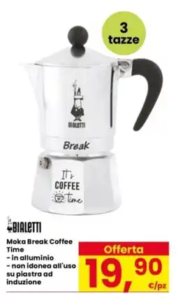 Interspar BIALETTI Moka Break Coffee Time offerta