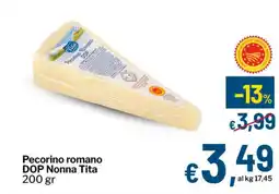 Qui Discount Pecorino romano DOP Nonna Tita offerta