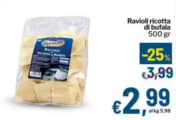 Qui Discount Ravioli ricotta di bufala offerta