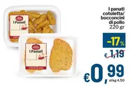 Qui Discount I panati cotoletta/ bocconcini di pollo offerta