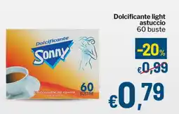 Qui Discount Dolcificante light astuccio 60 buste offerta