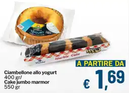 Qui Discount Ciambellone allo yogurt / Cake jumbo marmor offerta